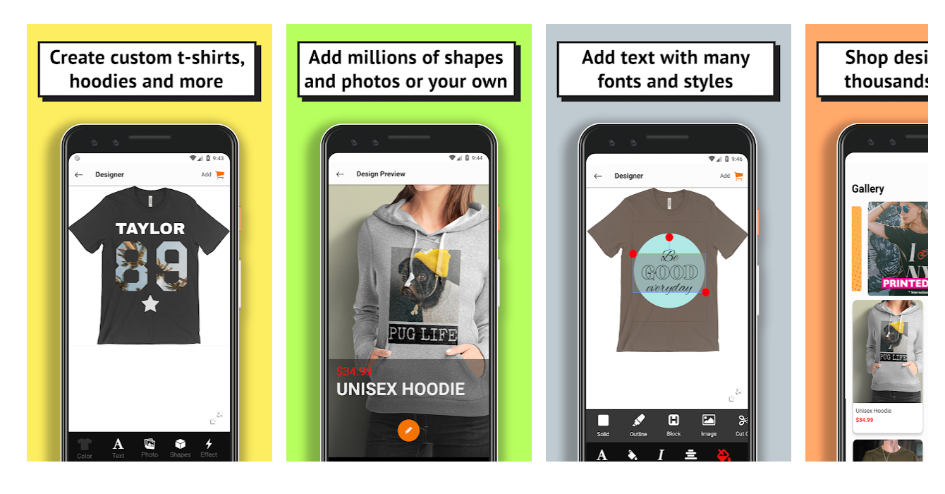 How to design a t-shirt on your phone